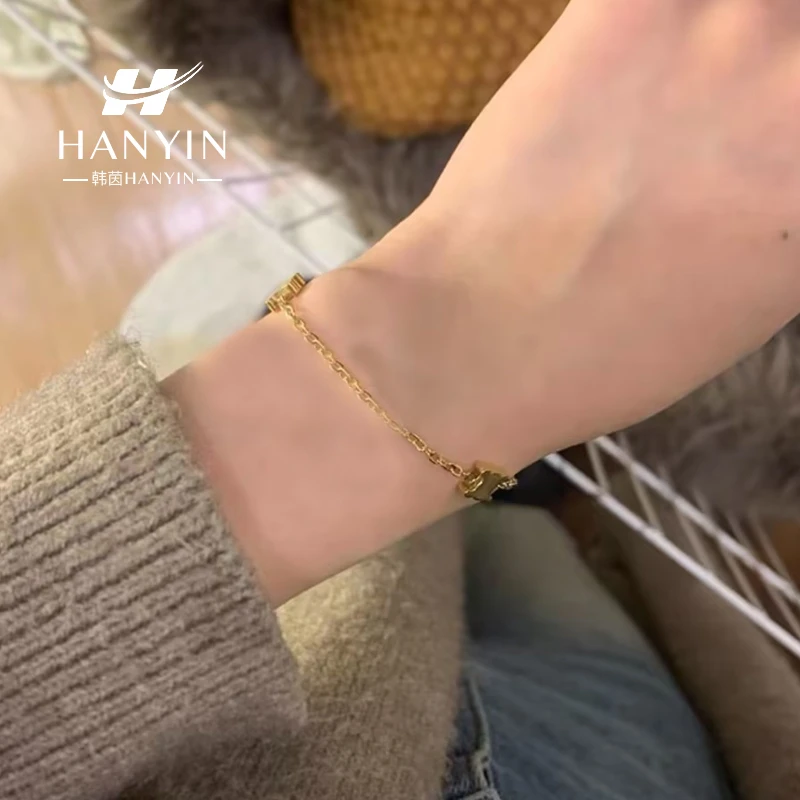 钛钢手链 气质经典凯旋门赛赛风格个性高定手链AAA