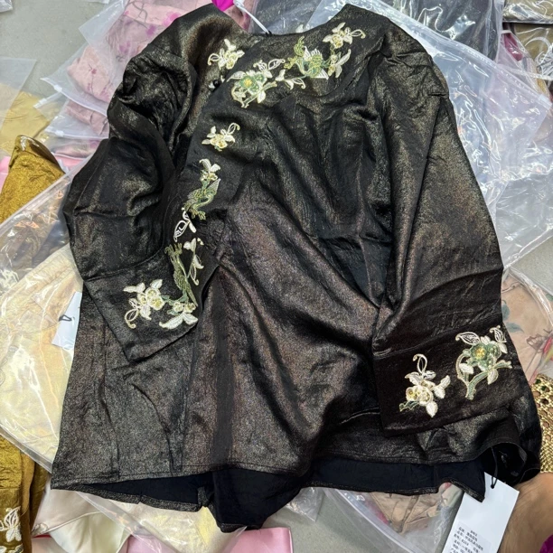 6259_^重工国服百万针刺富贵刺绣新中式百搭宽