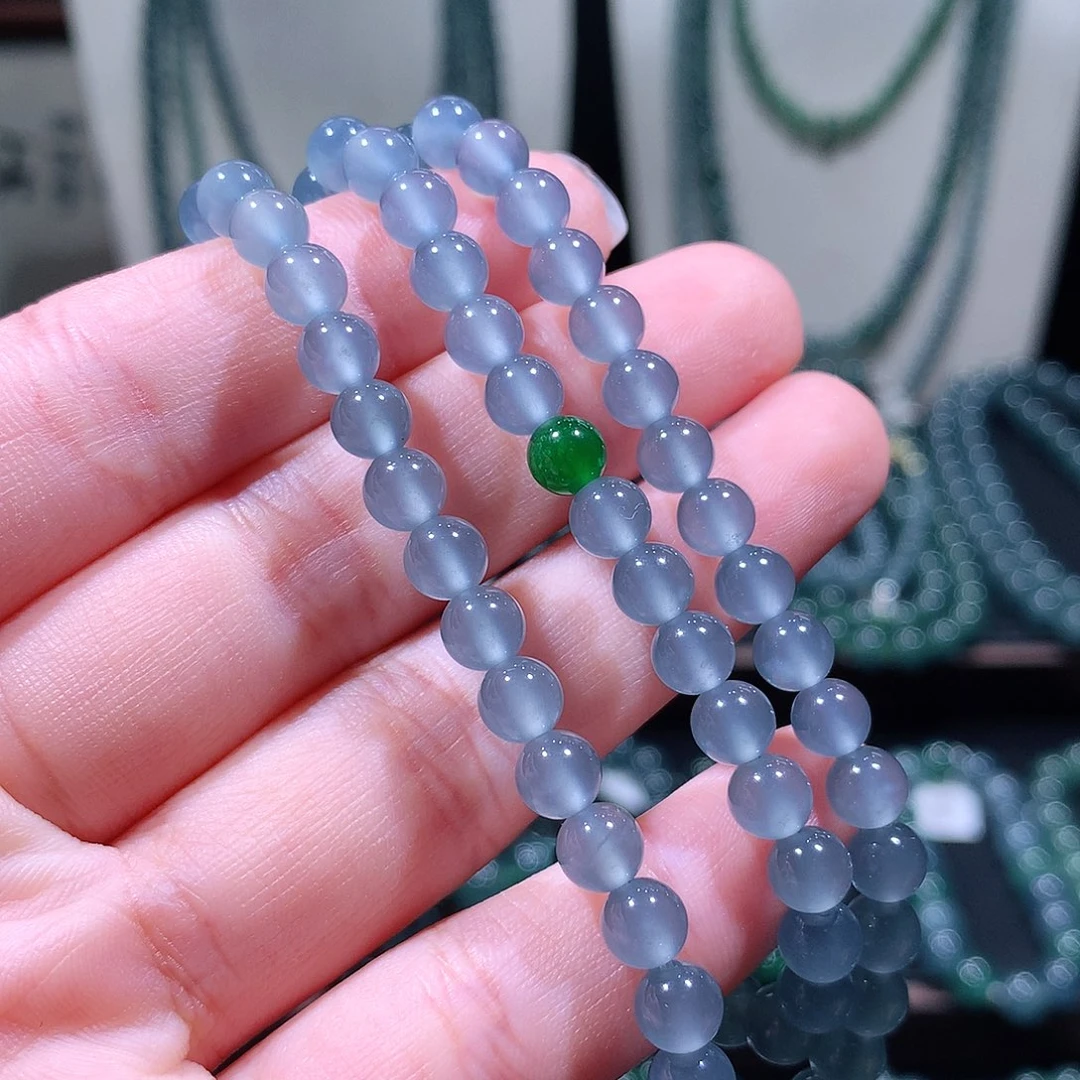 未镶嵌手链翡翠天然a货翡翠项链6