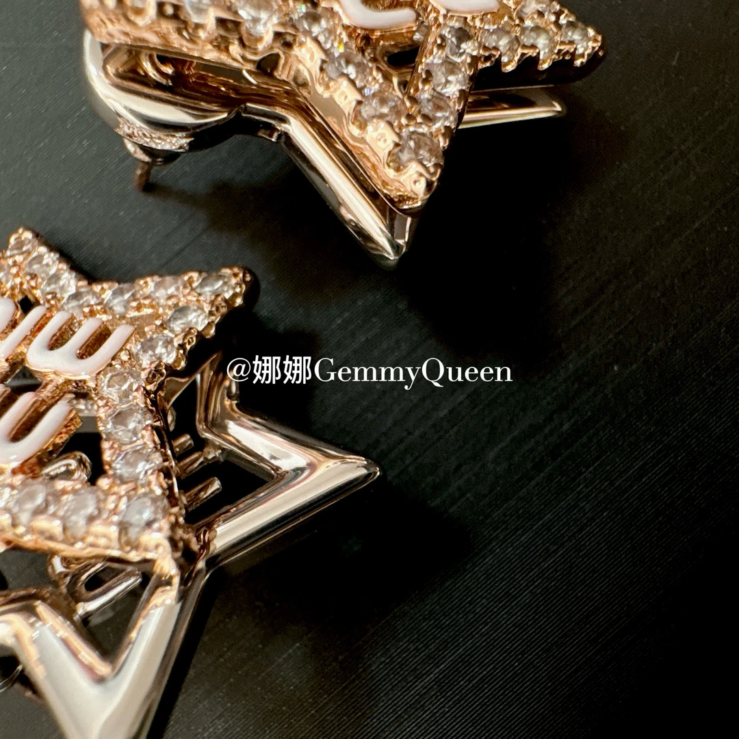 铜合金合成锆石耳饰 娜娜GemmyQueen耳环GQ04718