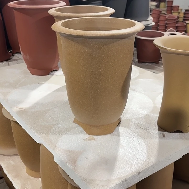 紫砂花盆娱*大金钟青段