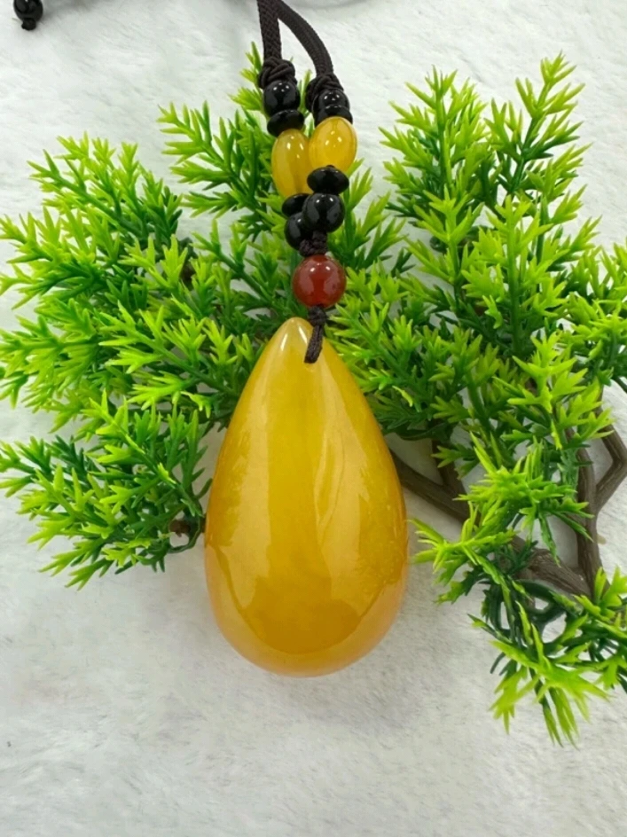 D039新蜜小水滴吊坠素绳款