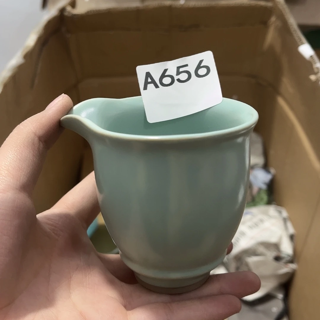 瓷片茶摆件工艺品摆件666