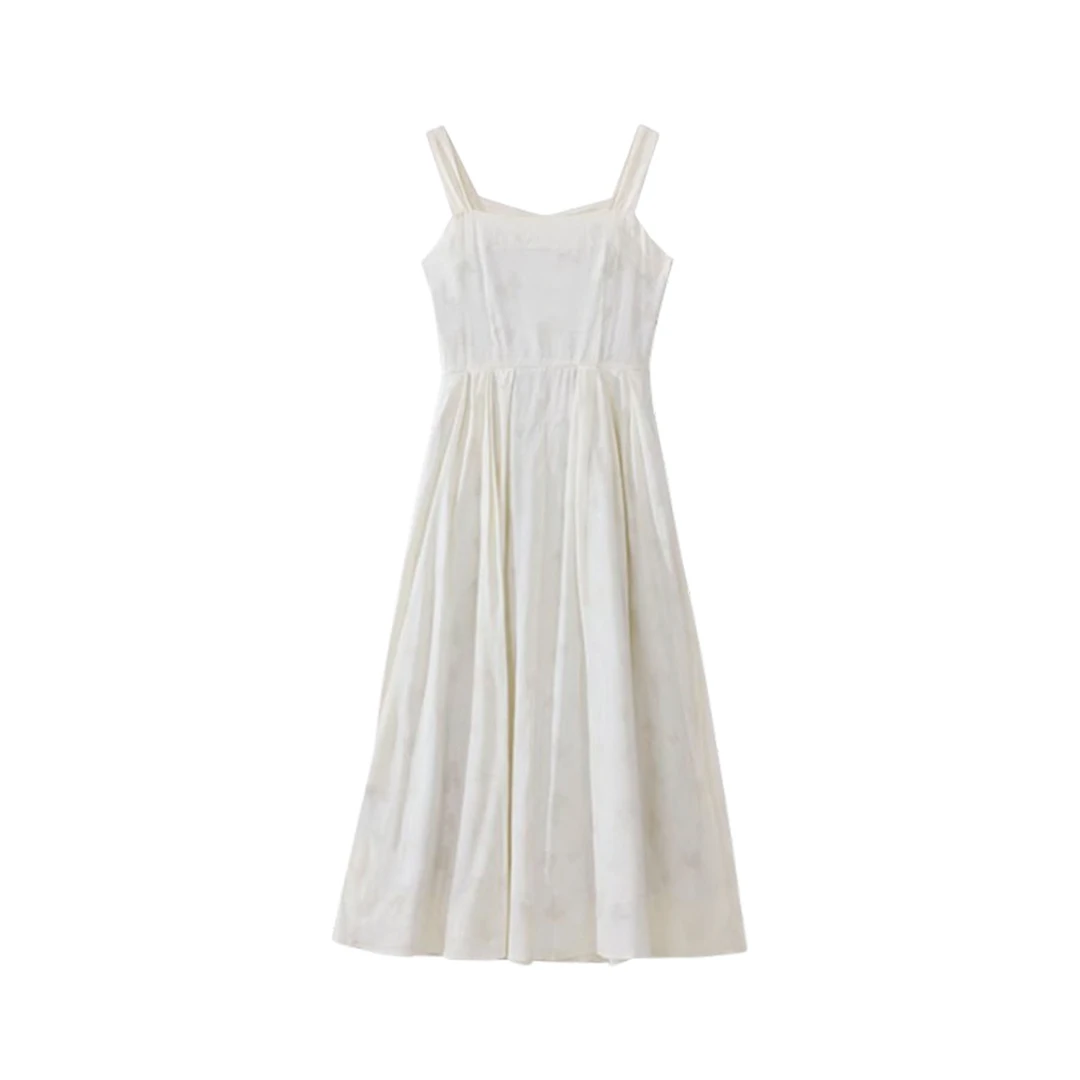 【品牌撤柜款】法式气质吊带裙女春夏款显瘦温柔风连衣裙L33677