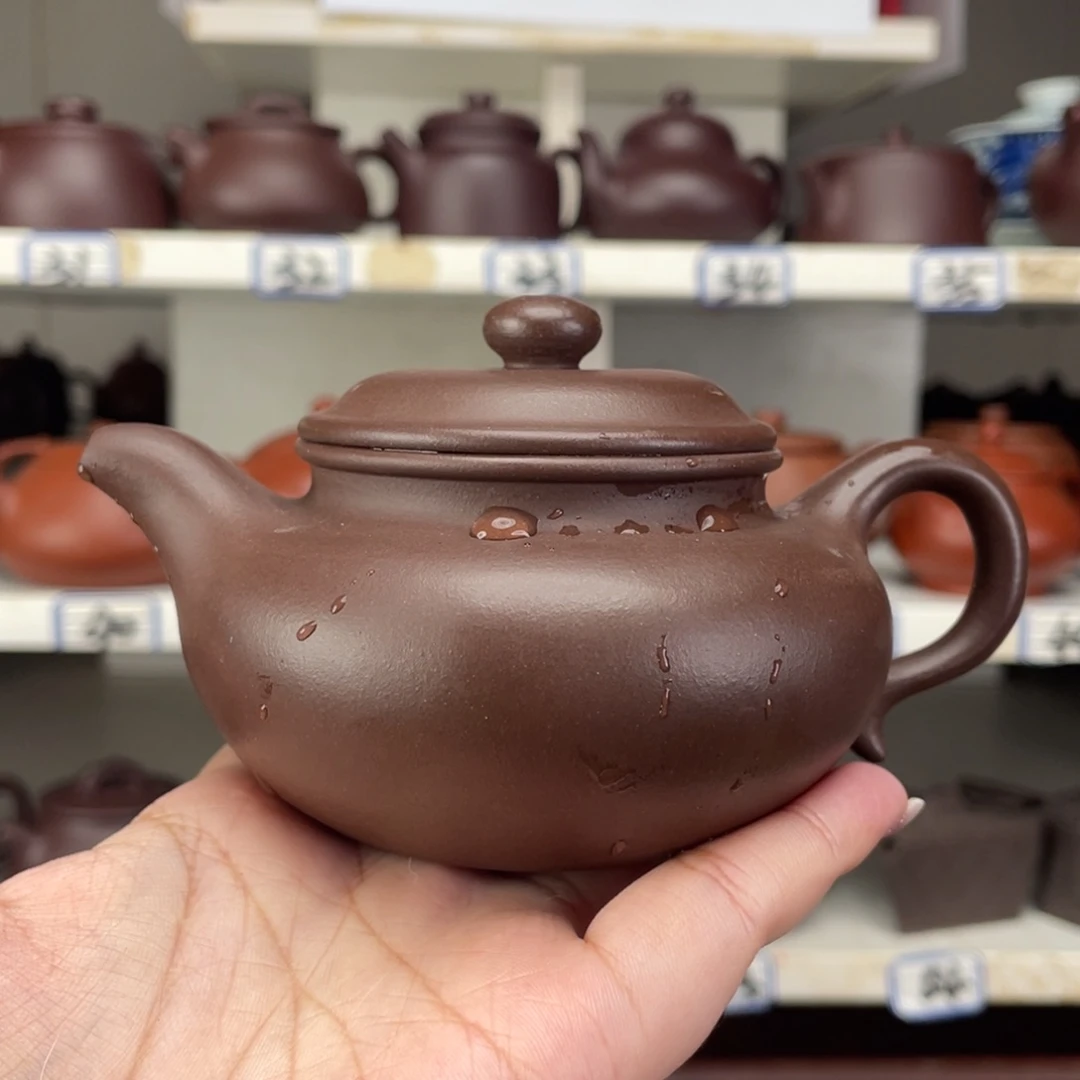 茶壶紫砂紫泥半手200毫升