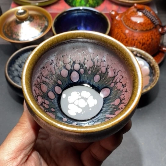 茶盏建盏主人杯茶壶盖碗品茗杯020