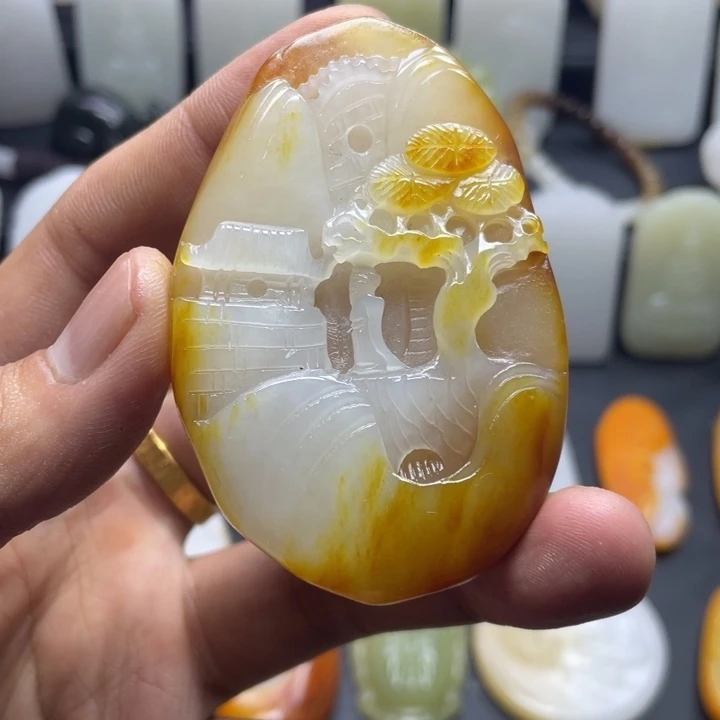 未镶嵌和田玉挂件