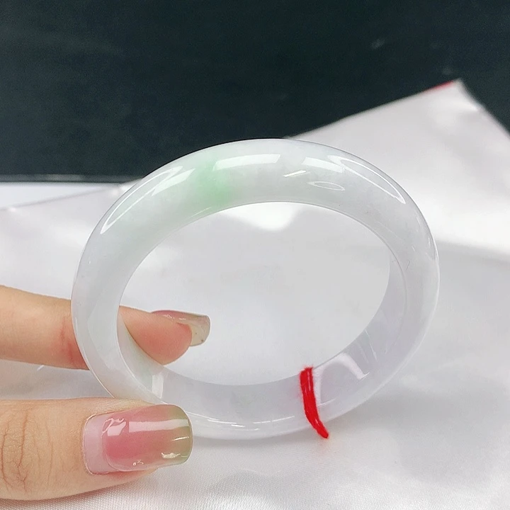 翡翠未镶嵌手镯圈53，40192