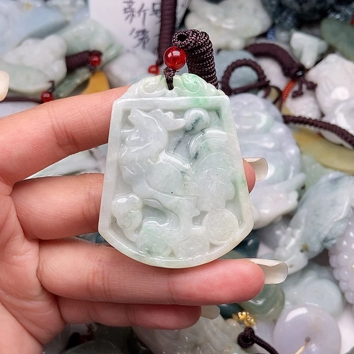 未镶嵌挂件翡翠翡翠