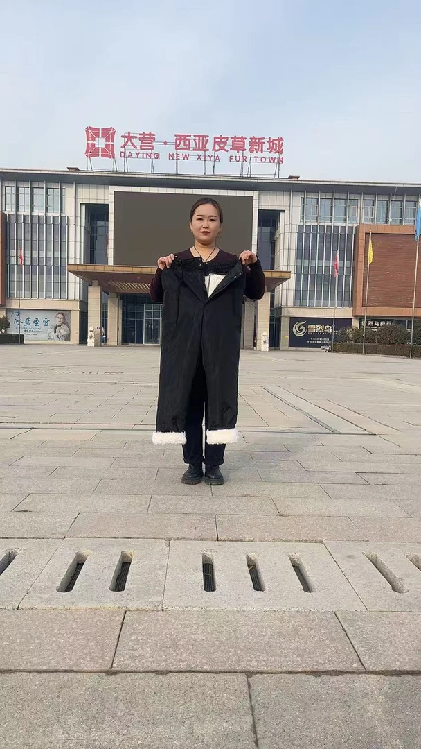 男女同款高腰真皮真毛羊皮毛一体裤子冬季特厚户外可拆洗羊皮裤