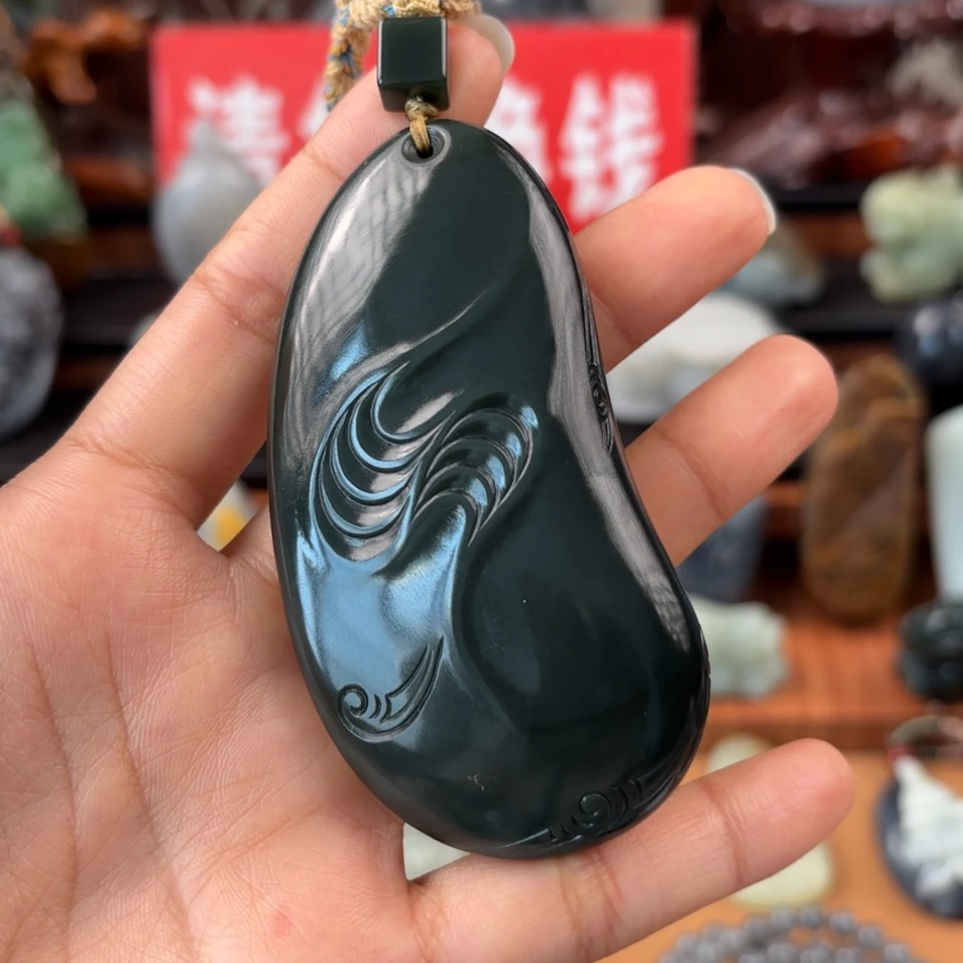 ****和田玉未镶嵌挂件