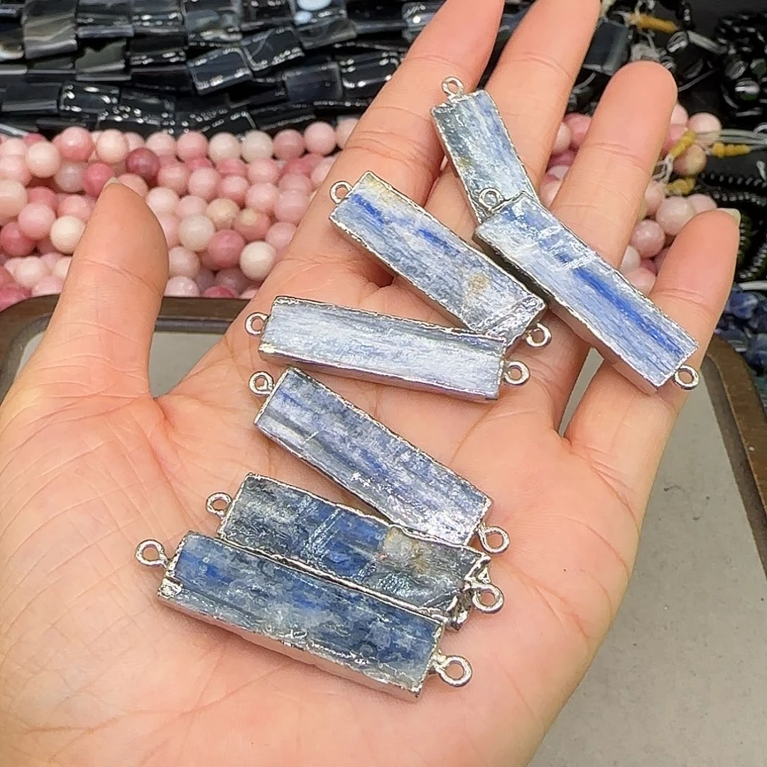 玛瑙/玉髓合金珠宝半成品蓝晶一个