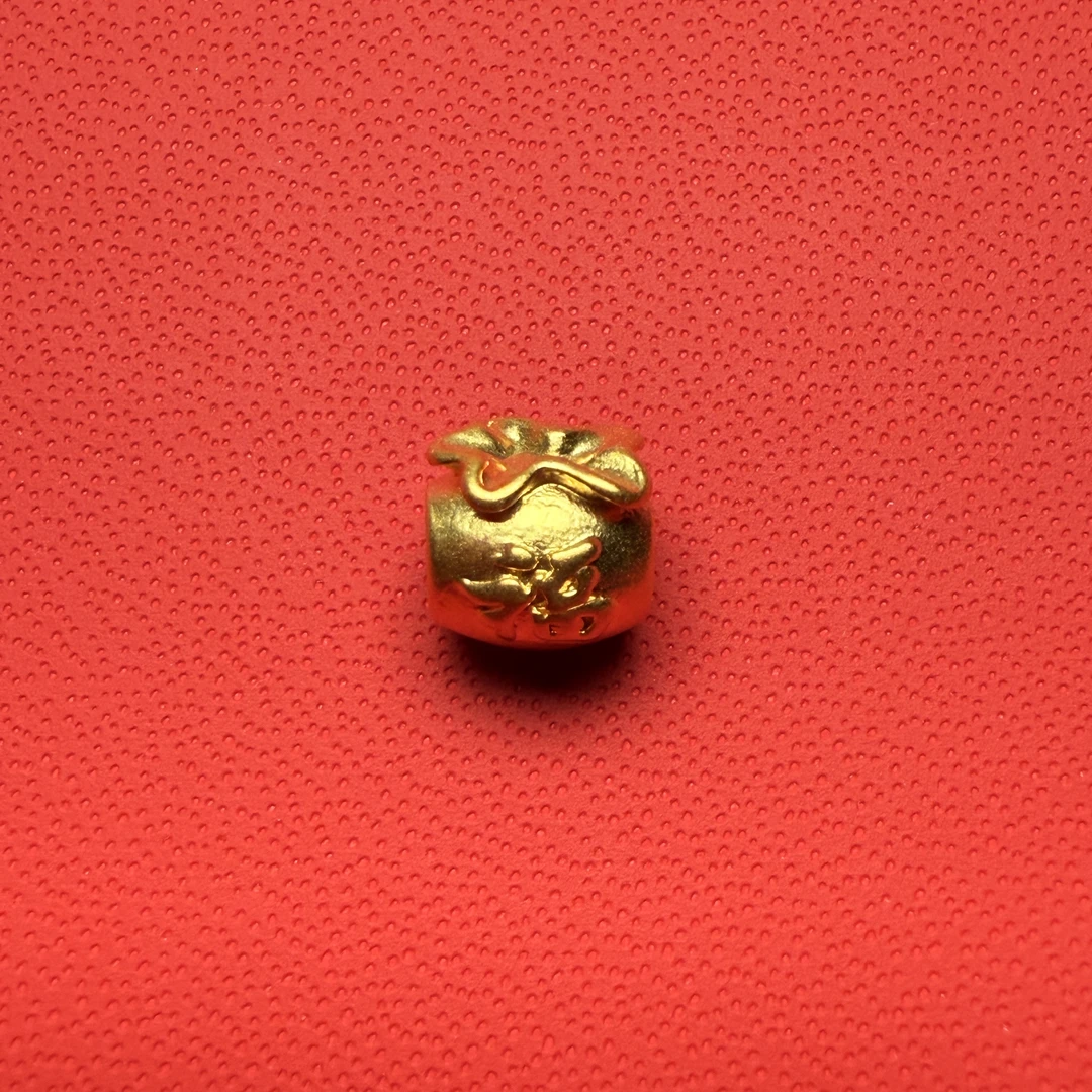 足金999福袋串珠（配件）CY0017