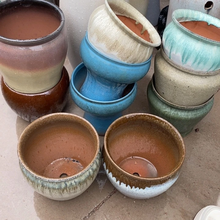 紫砂花盆0214瑕—— 55瑕