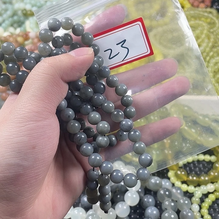 蛇纹石玉未镶嵌手链