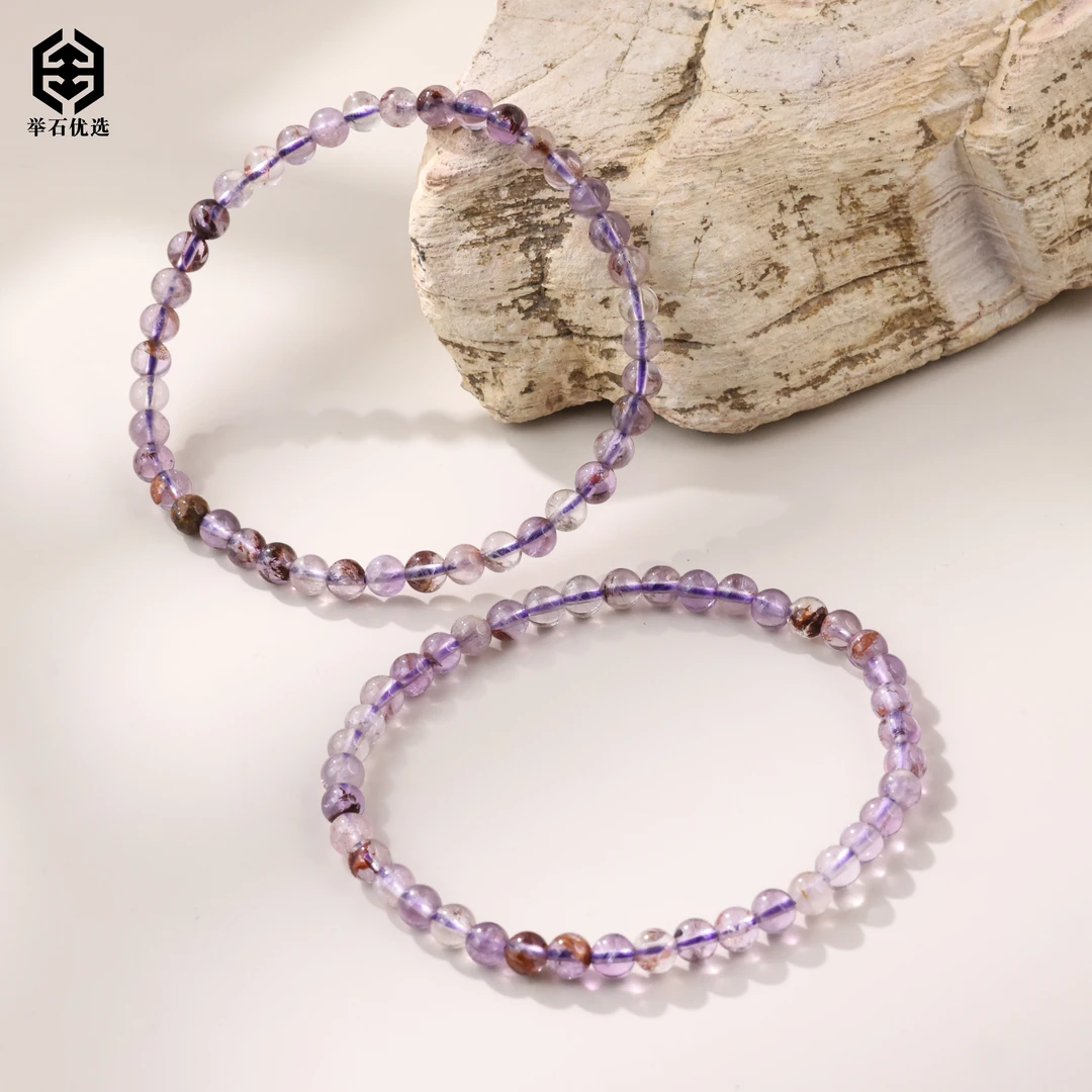 【举石优选】H0528-H9-27水晶手串（一件/多样性发/约4mm）O