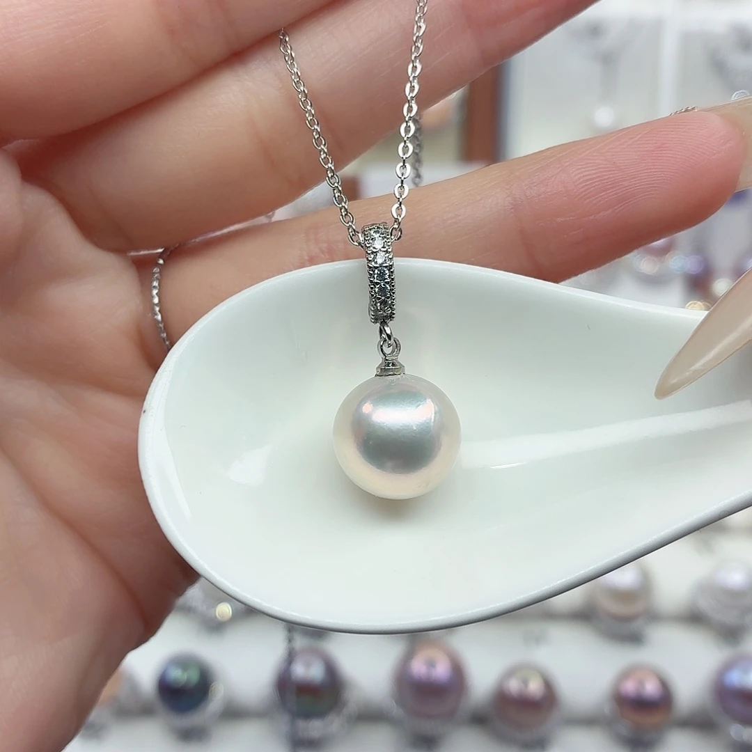 淡水珍珠颈饰合金F