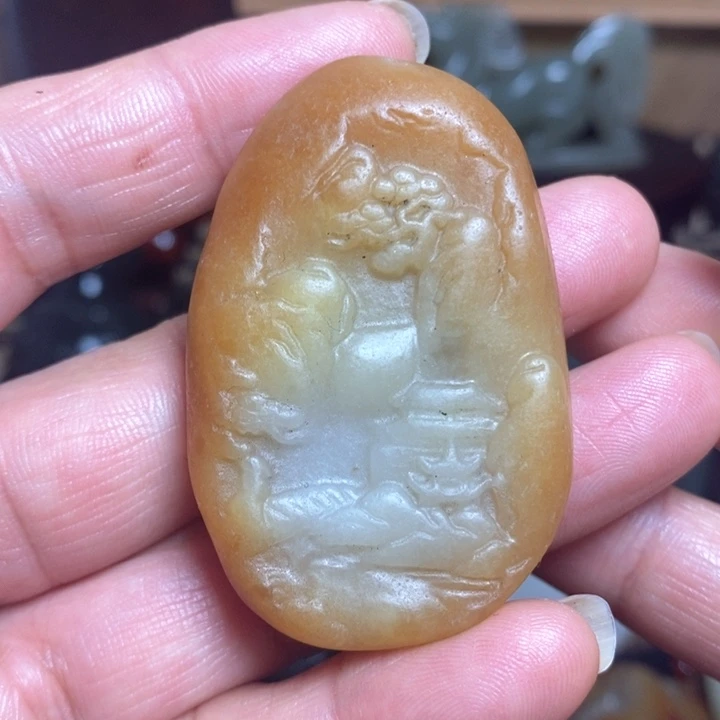 和田玉颈饰未镶嵌