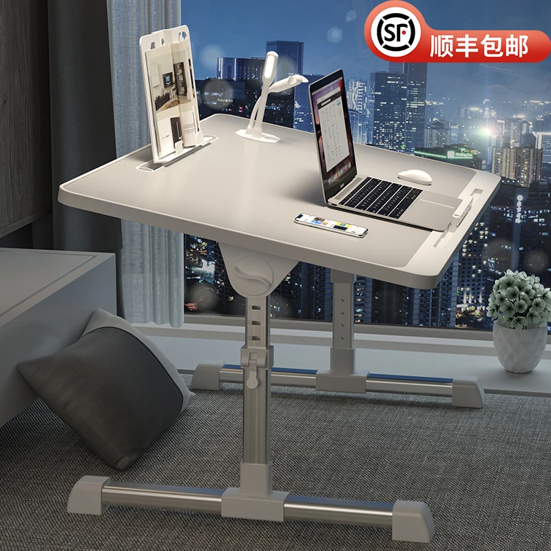 可折叠升降宿舍床上床上小桌子家用学习卧室电脑飘窗桌书桌床上桌