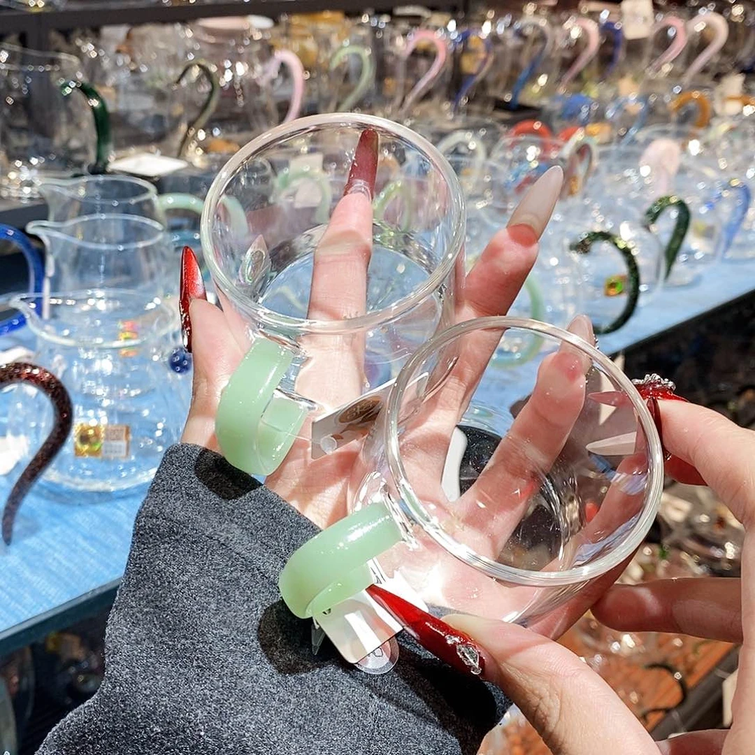 水晶玻璃吸管款，