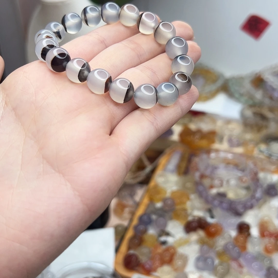 玛瑙/玉髓合金颈饰