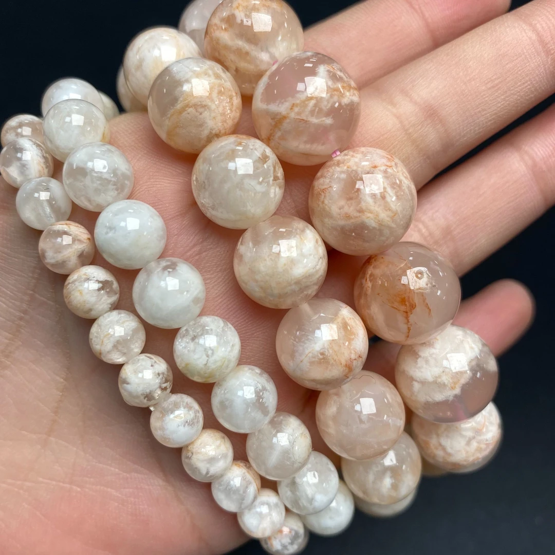 W212 天然奶盖冰淇淋雪花幽灵手链11-15mm+ 多样性发一