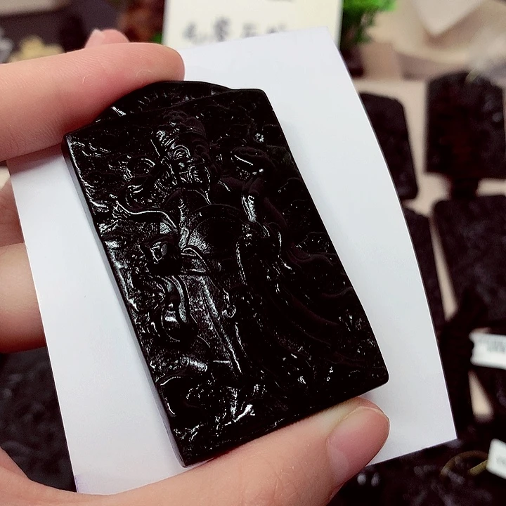 一***福天然a货钢琴黑特色题材挂件