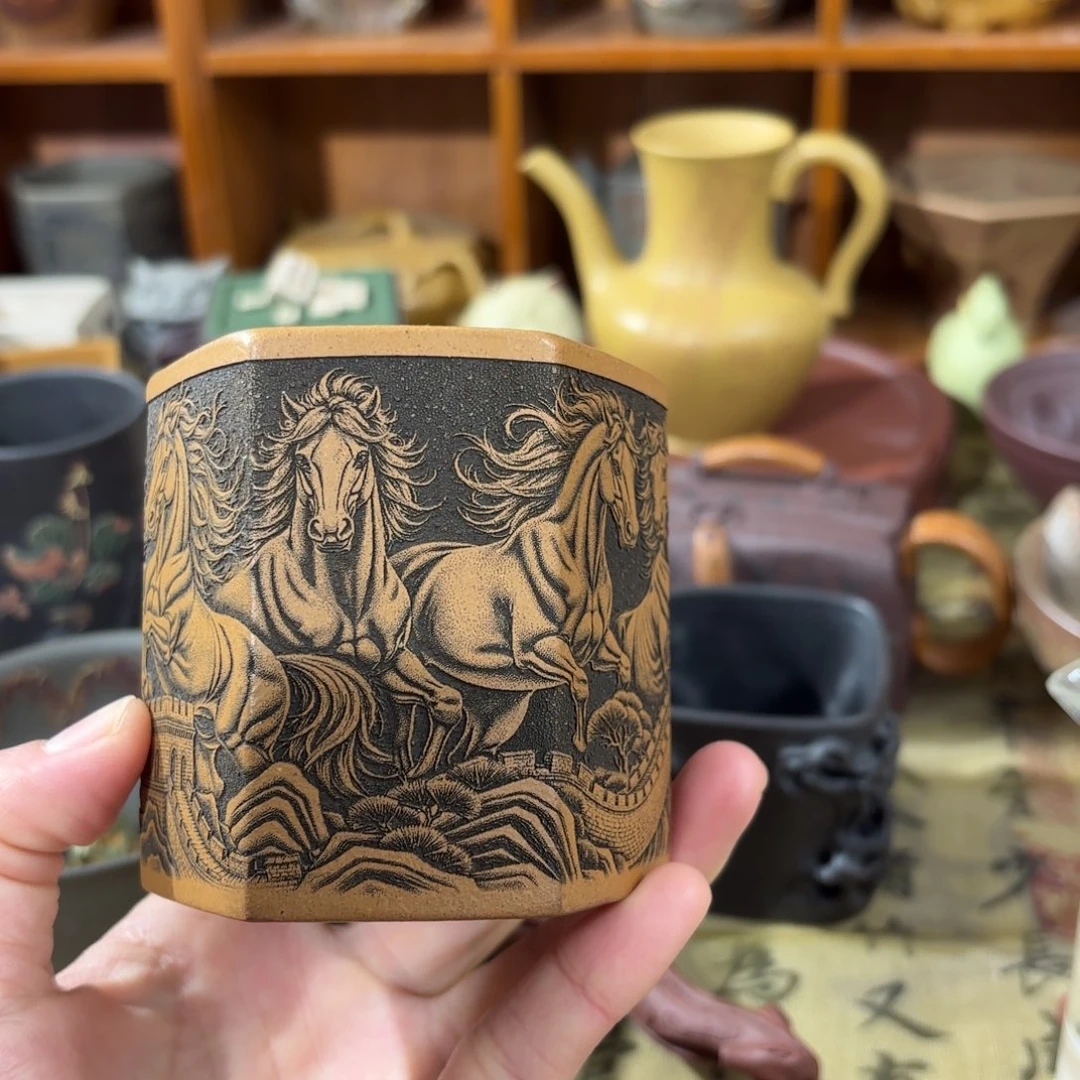 宜兴紫砂原矿茶器