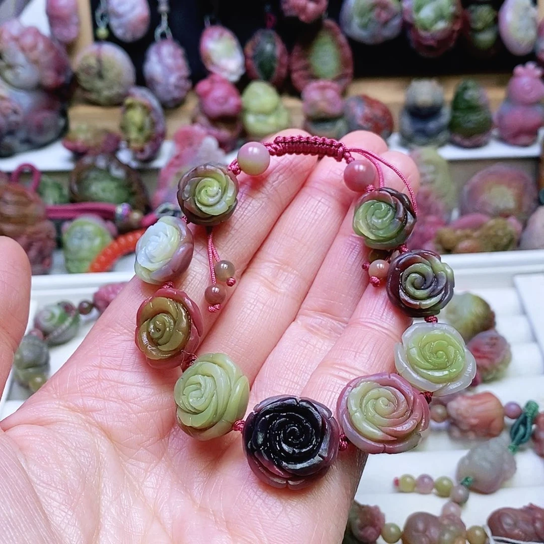 玛瑙/玉髓盐源玛瑙手链未镶嵌