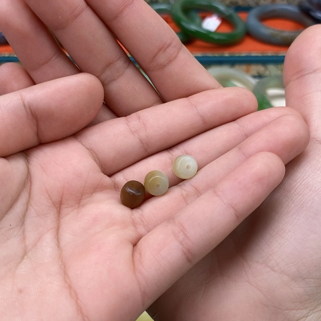 和田玉珠子未镶嵌星**➷