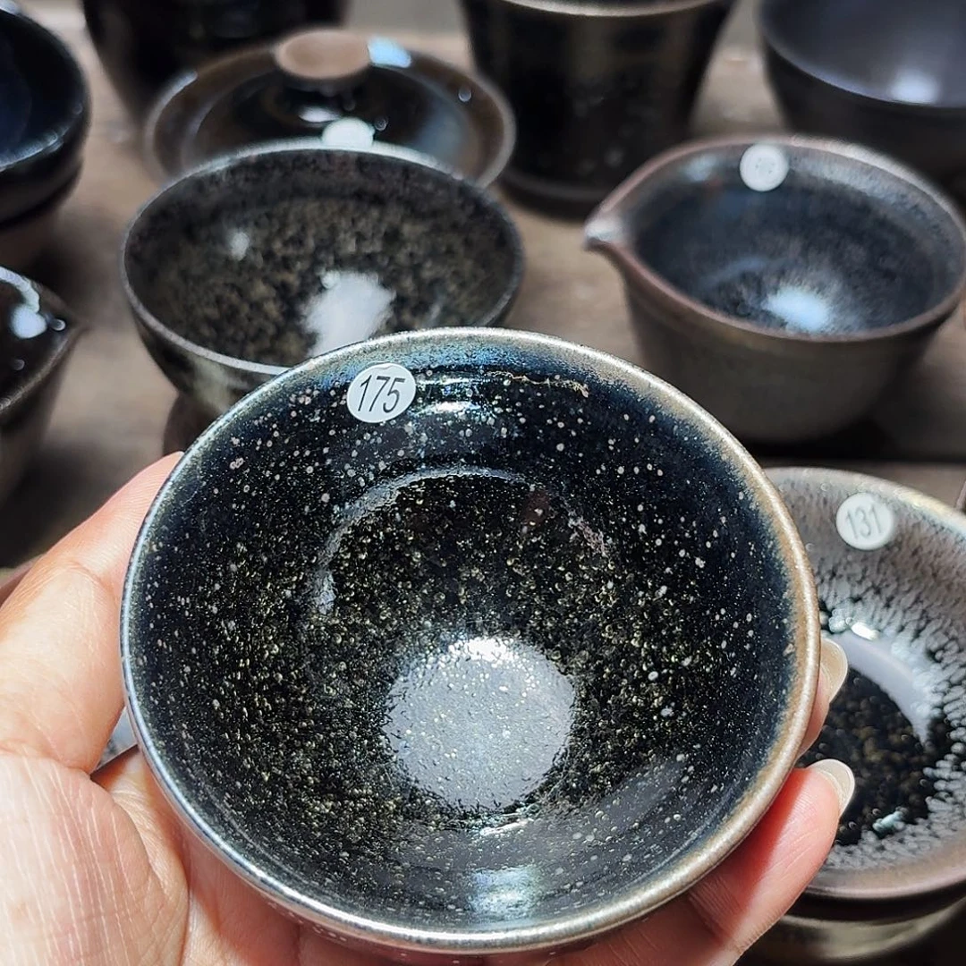 茶盏义兴龙窑建盏175微瑕