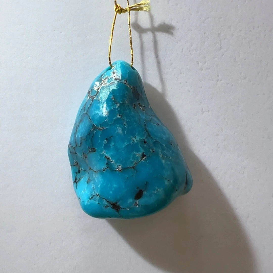 绿松石未镶嵌挂件