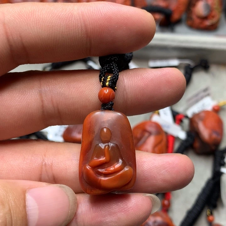 吊坠(不含链)未镶嵌南红玛瑙