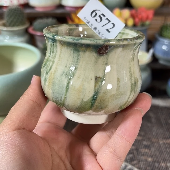 口6 手工花盆满30包邮