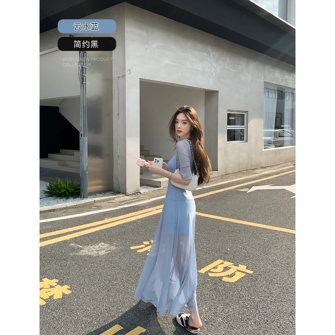 【QIUROUYAO邱肉瑶】满分的温柔力量感*解构层次呼吸连衣裙