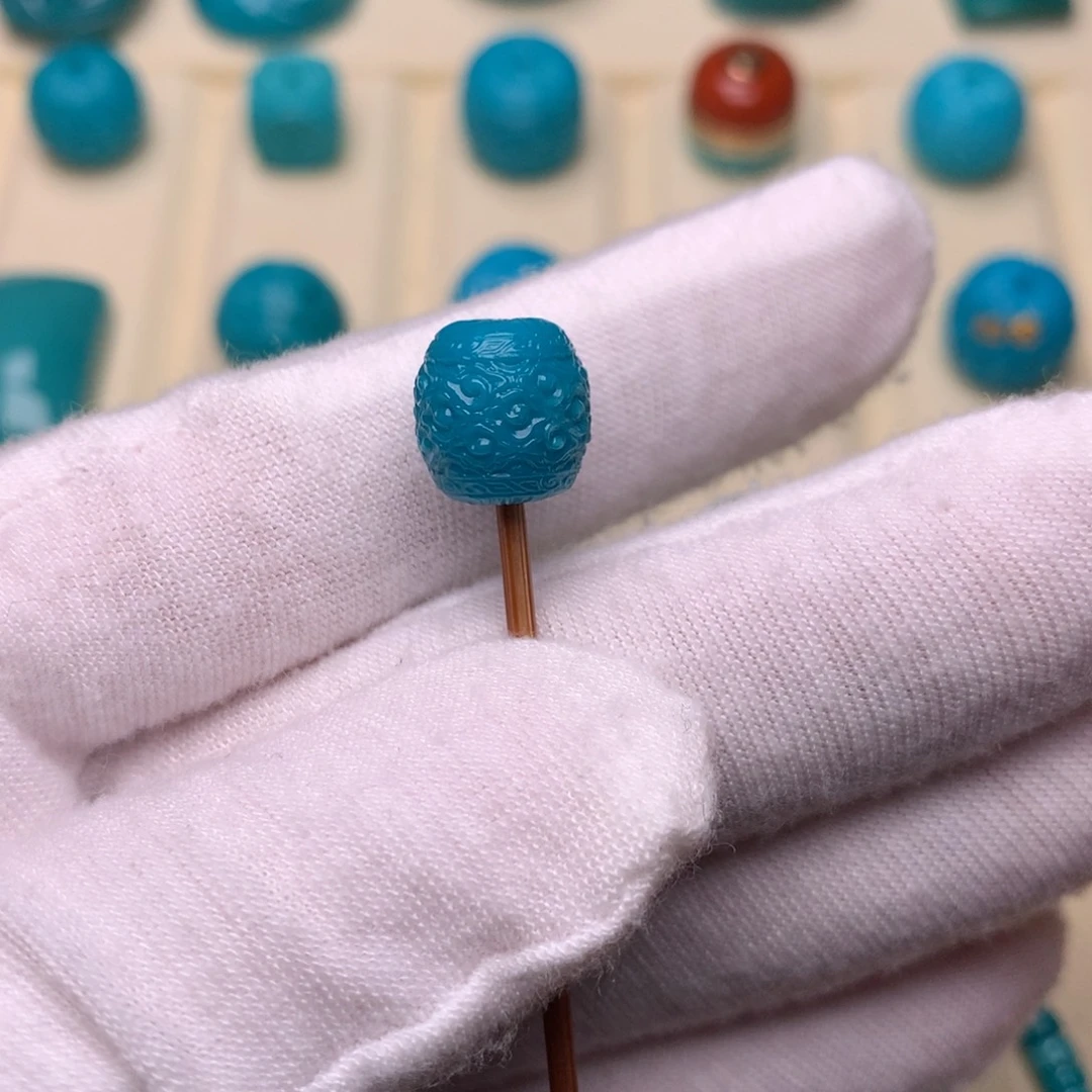 绿松石未镶嵌绿松石云纹10.2