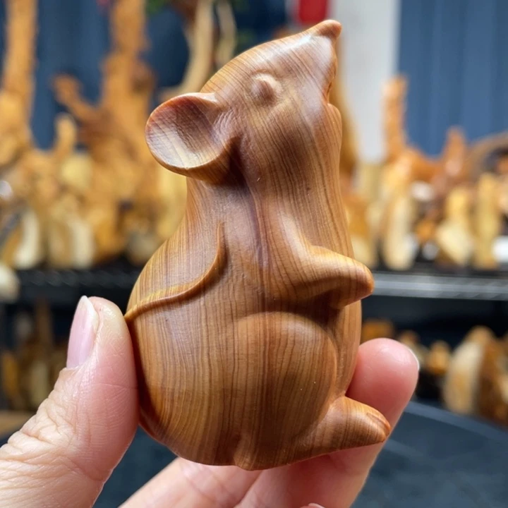 柏木（崖柏）手把件