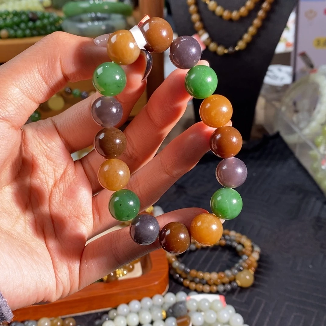 和田玉未镶嵌手链