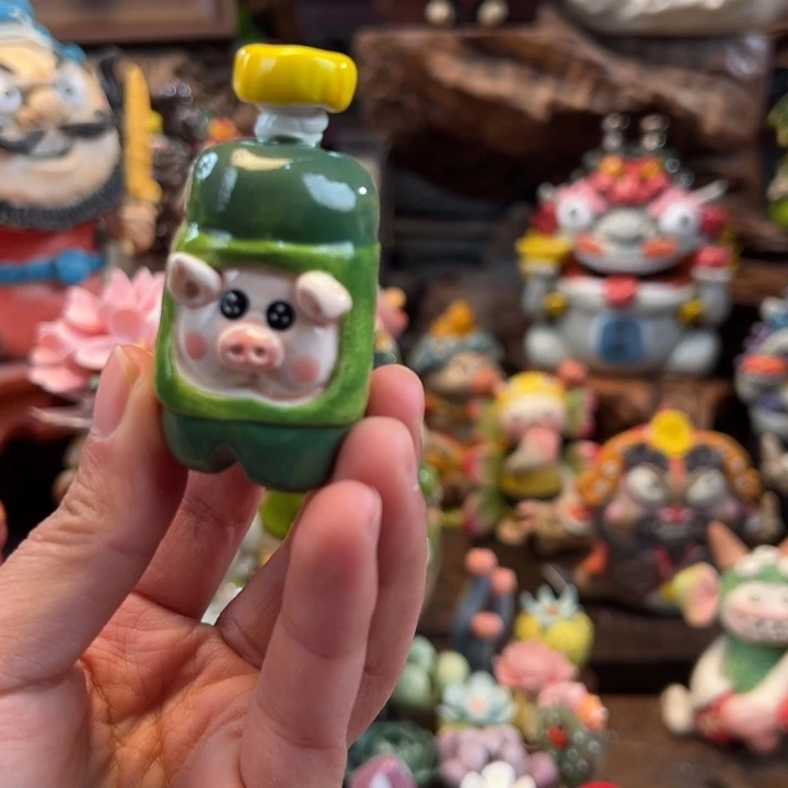 摆件陶小镇青花每日有新品