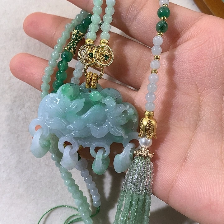 颈饰未镶嵌翡翠翡翠吊坠