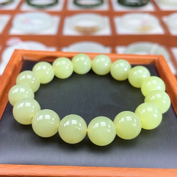 未镶嵌手串和田玉黄口