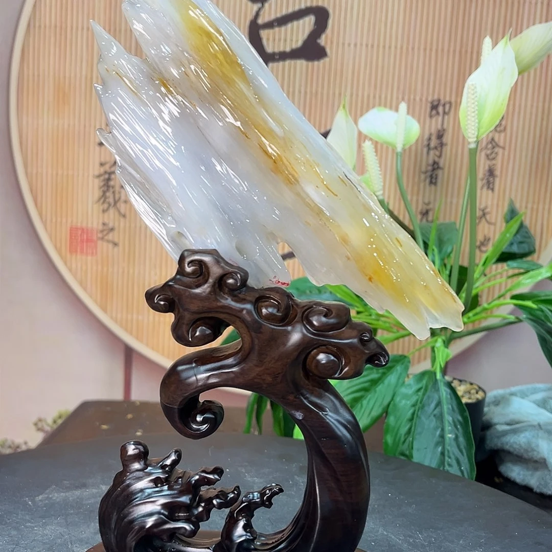未镶嵌摆件硅化玉（树化玉）
