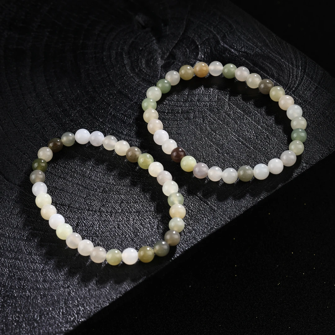 【举石臻选】TA0804-108-147和田玉手串（一件/多样性/约5mm+）P