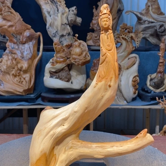 柏木（崖柏）根雕摆件