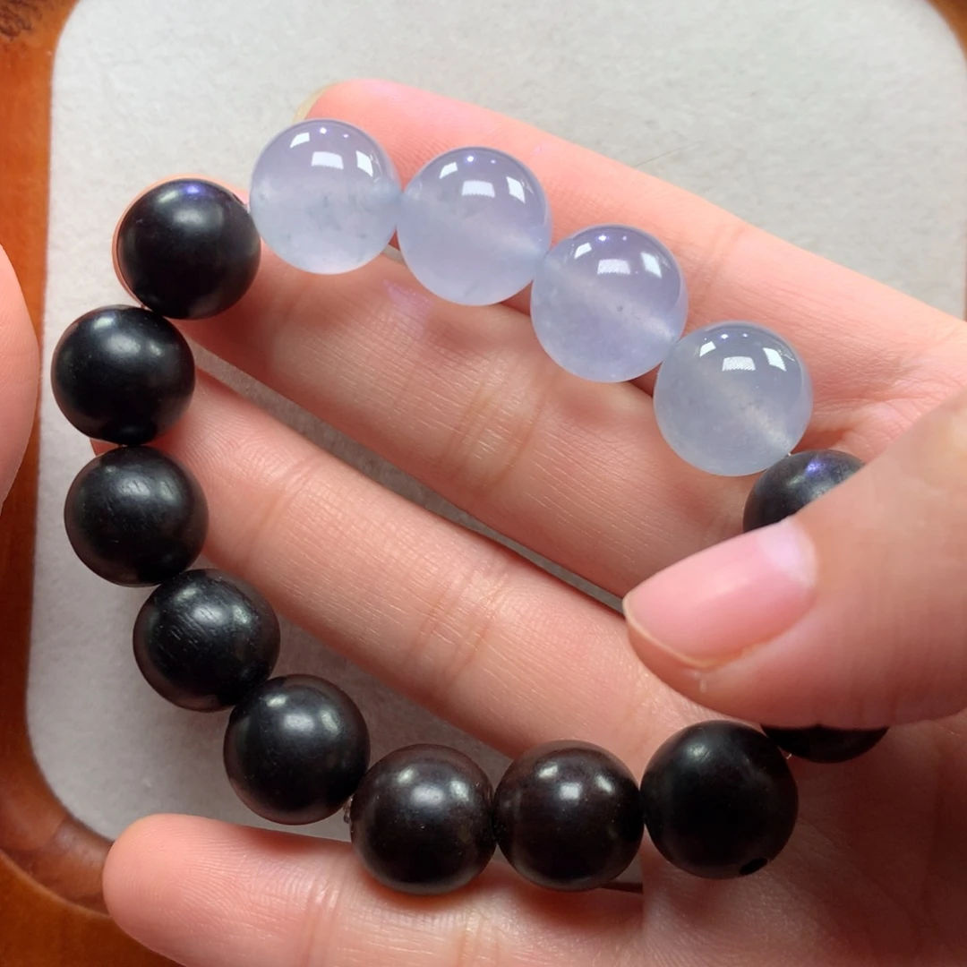 翡翠未镶嵌手链12.7-13mm