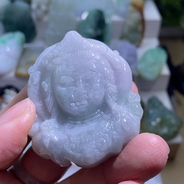 【闪购商品】颈饰未镶嵌翡翠观音头