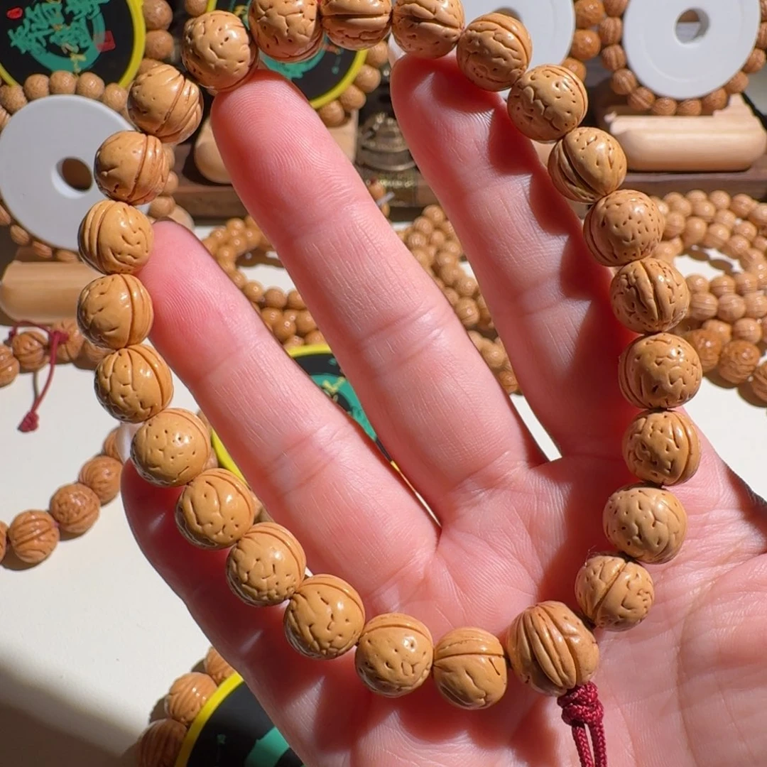 文玩核桃手串野生桃核1.1