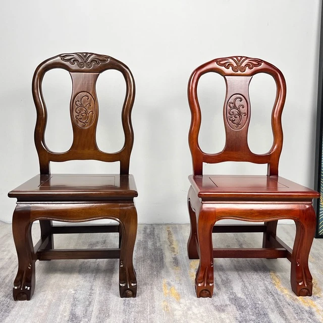 实木小靠背椅子老年人儿童板凳婚庆椅家用客厅茶几换鞋子孙凳简约