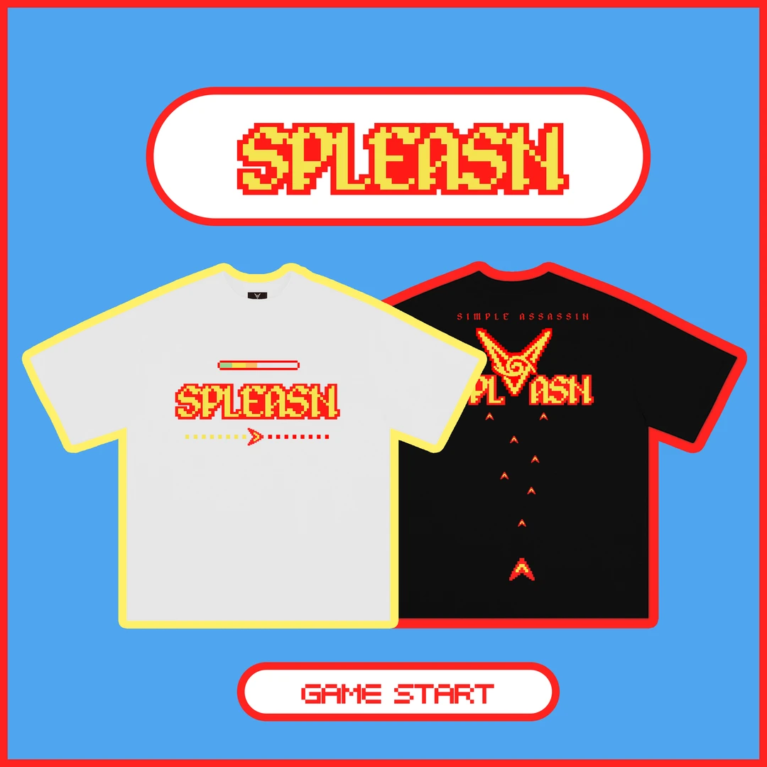 SIMPLE ASSASSIN—经典电玩风潮牌T恤重磅纯棉情侣简约春夏休闲