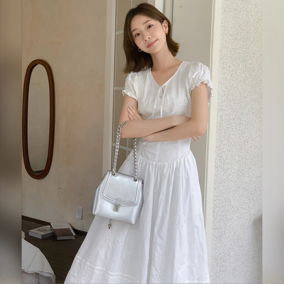 【华漂亮】【月光物语】FS505L076油画少女裙